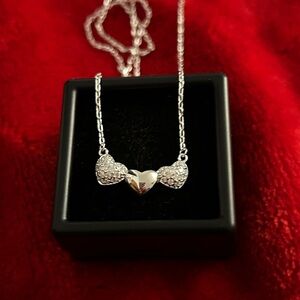 Luxury Moissanite‎ Diamond Heart Pendant Necklace